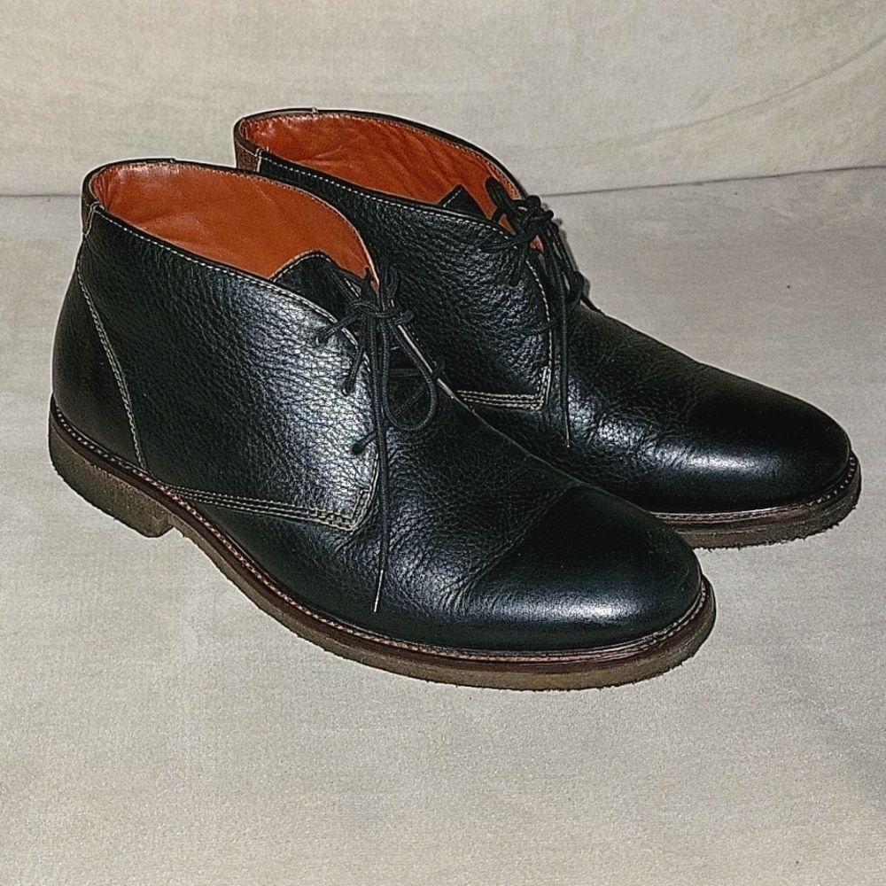 Johnston & Murphy Mens Leather Ankle Boots Shoes Size US 9.5